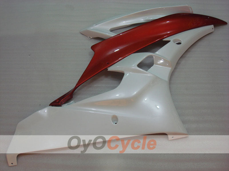 Verkleidungssatz für Einspritzmodelle 06-07 YZF-R6 - Rot, Weiß - Werksdesign #OYO87905889