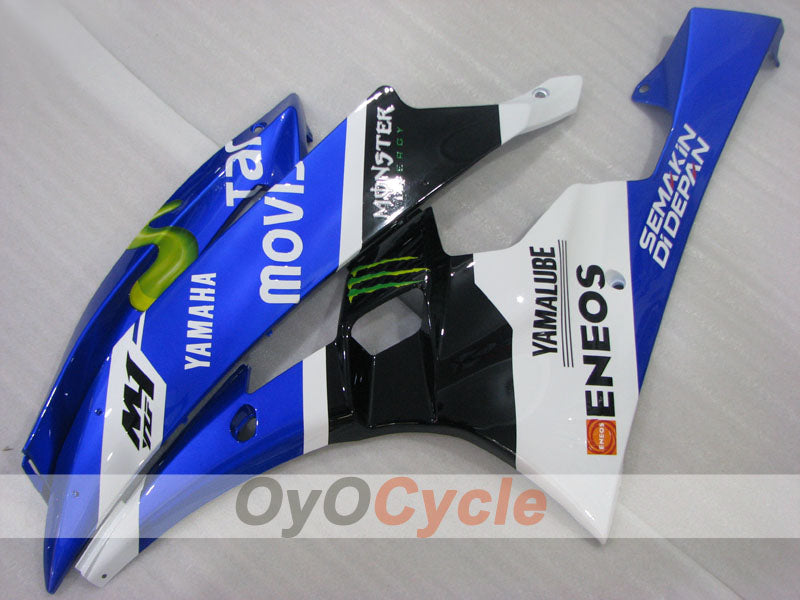 Verkleidungssatz für Einspritzmodelle, passend für YZF-R6 06-07 - Weiß, Schwarz - FIAT #OYO87905896