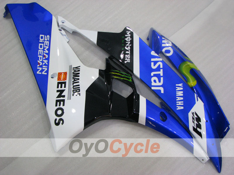 Verkleidungssatz für Einspritzmodelle, passend für YZF-R6 06-07 - Weiß, Schwarz - FIAT #OYO87905896