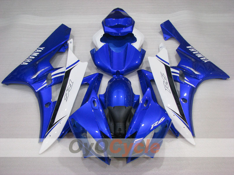 Verkleidungssatz für Einspritzmodelle, passend für YZF-R6 06-07 - Schwarz - Flamme #OYO87905897 Zweitbild