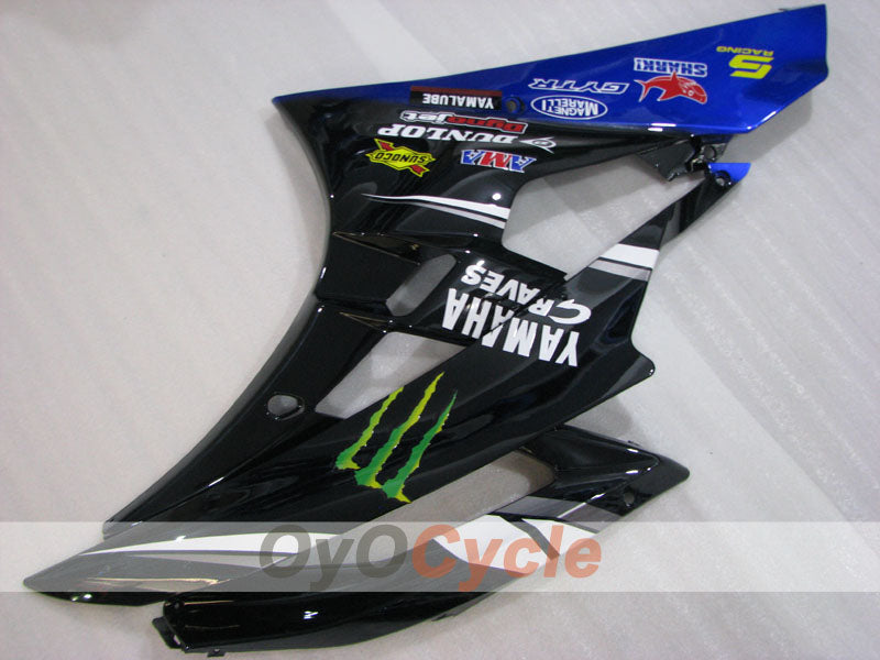 Verkleidungssatz für Einspritzmodelle, passend für YZF-R6 06-07 - Blau, Schwarz - Monster #OYO87905898