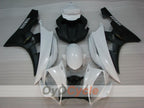 Verkleidungssatz für Einspritzmodelle, passend für YZF-R6 06-07 - Weiß, Schwarz - Werksdesign #OYO87905900