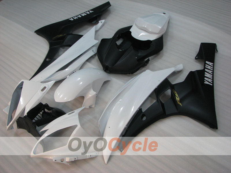 Verkleidungssatz für Einspritzmodelle, passend für YZF-R6 06-07 - Weiß, Schwarz - Werksdesign #OYO87905900