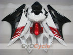 Verkleidungssatz für Einspritzmodelle 06-07 YZF-R6 - Rot, Weiß, Schwarz, Matt - Werksdesign #OYO87905891