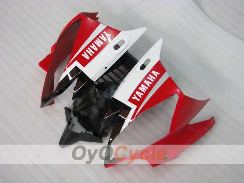Verkleidungssatz für Einspritzmodelle, passend für YZF-R6 06-07 - Rot, Weiß - FIAT #OYO87905892