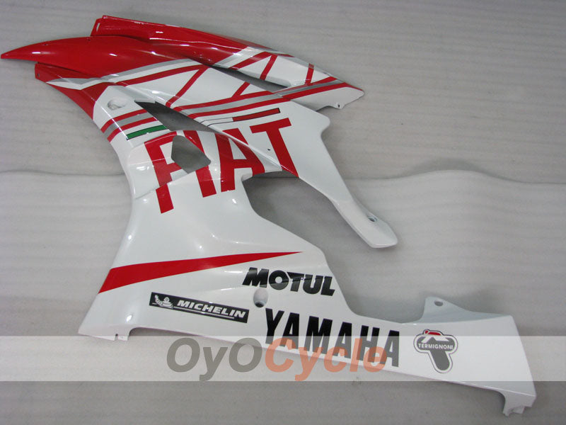Verkleidungssatz für Einspritzmodelle, passend für YZF-R6 06-07 - Rot, Weiß - FIAT #OYO87905892