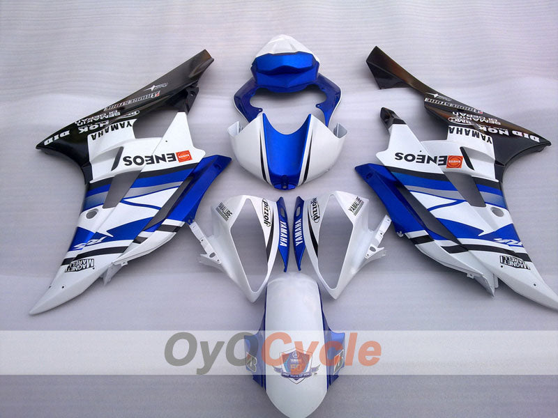 Verkleidungssatz für Einspritzmodelle, passend für YZF-R6 06-07 - Blau, Weiß - Werksdesign #OYO87905893
