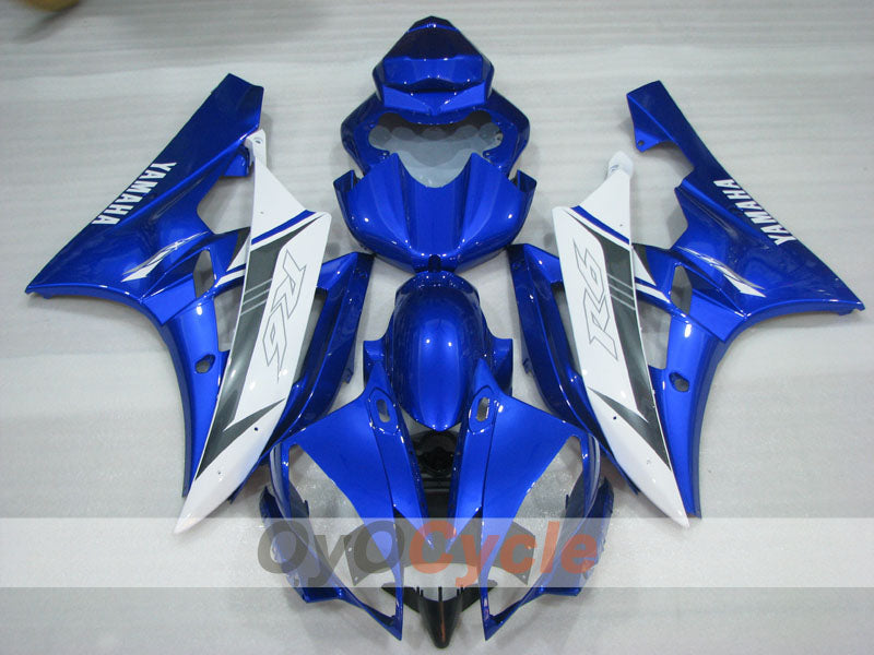 Verkleidungssatz für Einspritzmodelle, passend für YZF-R6 06-07 - Blau, Weiß - Werksdesign #OYO87905903