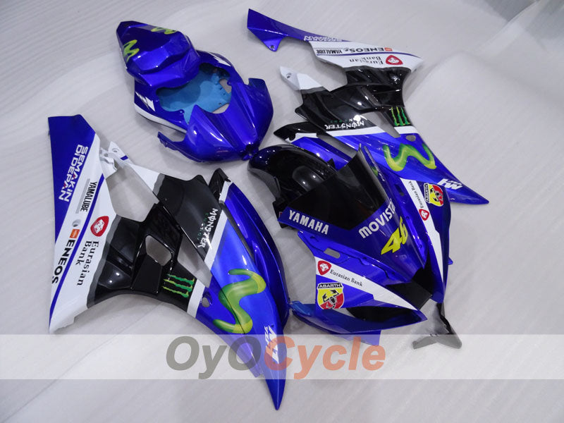 Verkleidungssatz für Einspritzmodelle, passend für YZF-R6 06-07 - Blau, Weiß, Schwarz - Monster #OYO87905894 Hauptbild