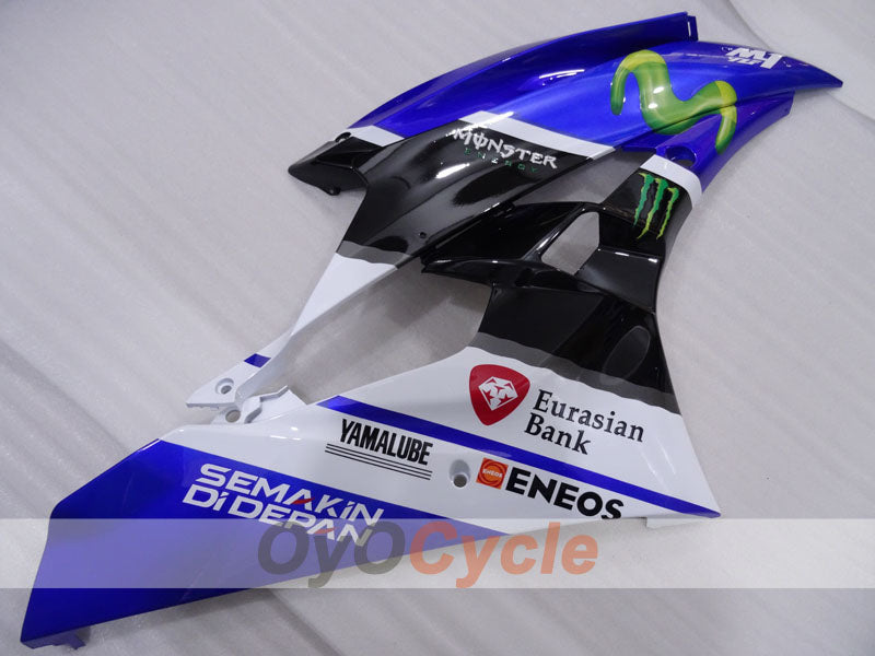 Verkleidungssatz für Einspritzmodelle, passend für YZF-R6 06-07 - Blau, Weiß, Schwarz - Monster #OYO87905894