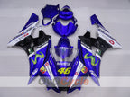 Spritzguss-Verkleidungssatz für 06-07 YZF-R6 - Blau, Weiß, Schwarz - Monster #OYO87905905