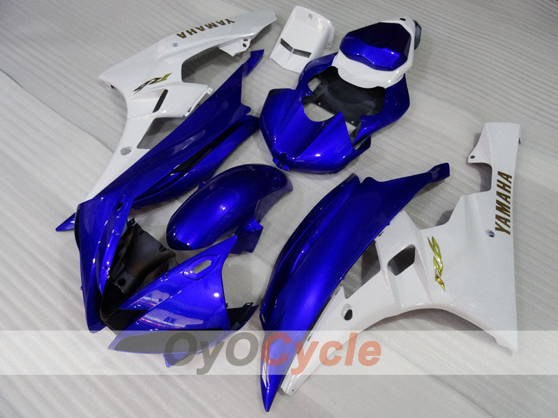 Spritzguss-Verkleidungssatz für 06-07 YZF-R6 - Blau, Weiß - Werksstil #OYO87905909 Zweitbild