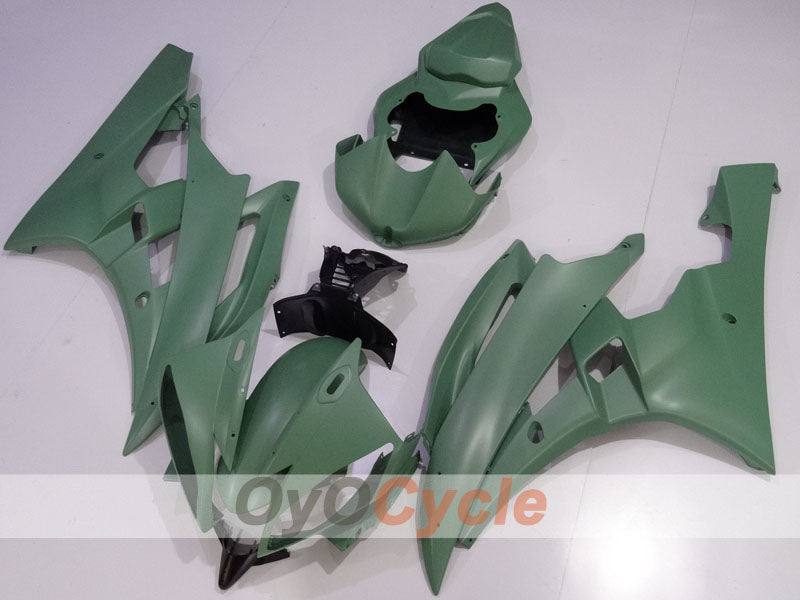 Spritzguss-Verkleidungssatz für 06-07 YZF-R6 - Armeegrün, Matt - Werksstil #OYO87905910