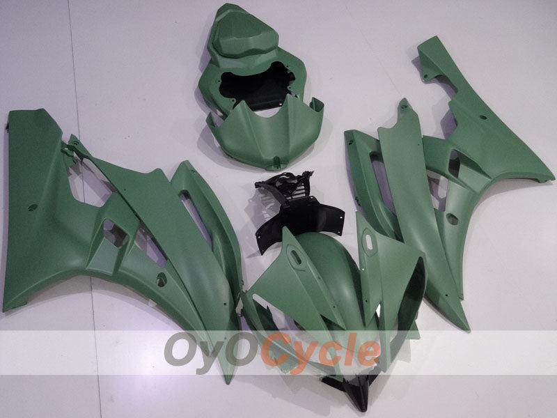 Spritzguss-Verkleidungssatz für 06-07 YZF-R6 - Armeegrün, Matt - Werksstil #OYO87905910