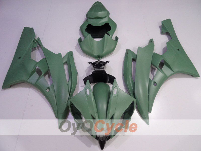 Spritzguss-Verkleidungssatz für 06-07 YZF-R6 - Armeegrün, Matt - Werksstil #OYO87905910