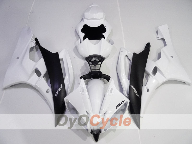 Spritzguss-Verkleidungssatz für 06-07 YZF-R6 - Weiß, Schwarz - Werksstil #OYO87905911 Zweitbild