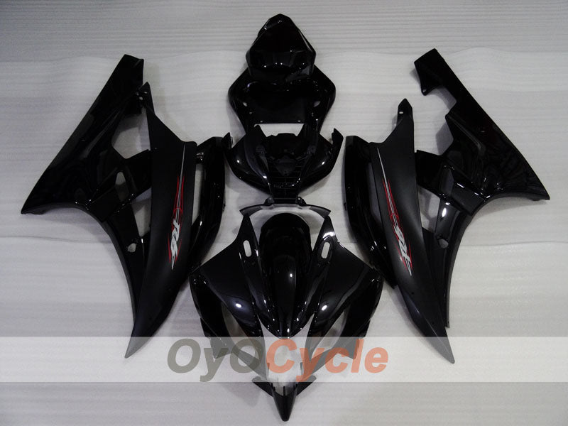Spritzguss-Verkleidungssatz für 06-07 YZF-R6 - Schwarz - Werksstil #OYO87905912