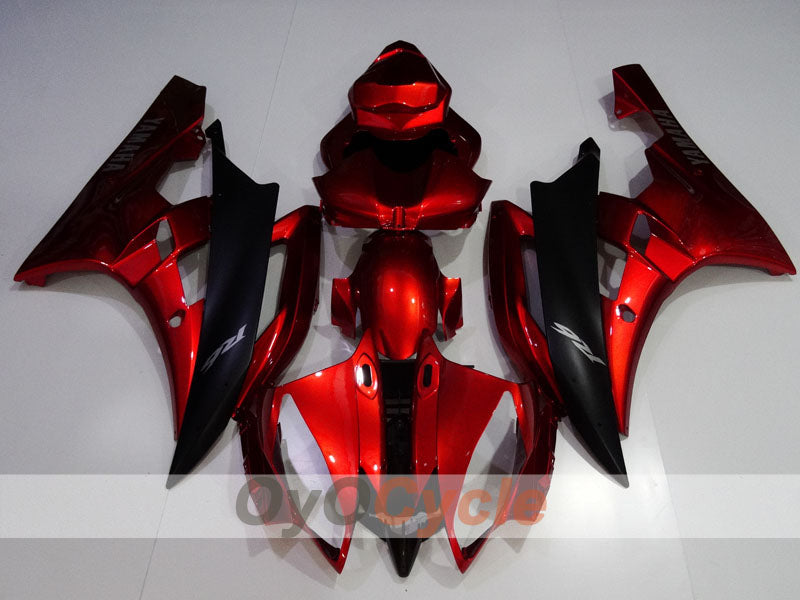 Spritzguss-Verkleidungssatz für 06-07 YZF-R6 - Rot, Schwarz - Werksstil #OYO87905914 Zweitbild