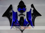 Verkleidungssatz im Spritzgussverfahren für YZF-R6 06-07 - Blau, Schwarz, Matt - MOTUL #OYO87905917
