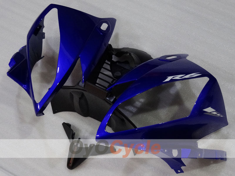 Verkleidungssatz im Spritzgussverfahren für YZF-R6 06-07 - Blau, Schwarz, Matt - MOTUL #OYO87905917