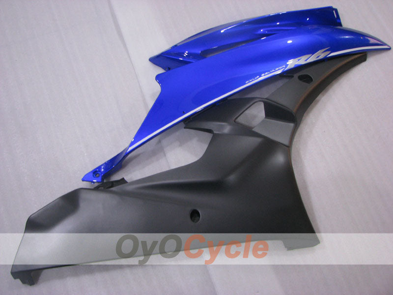 Verkleidungssatz im Spritzgussverfahren für YZF-R6 06-07 - Blau, Schwarz, Matt - MOTUL #OYO87905918