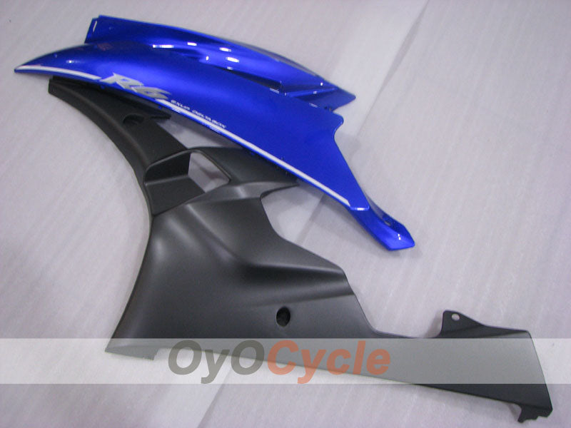 Verkleidungssatz im Spritzgussverfahren für YZF-R6 06-07 - Blau, Schwarz, Matt - MOTUL #OYO87905918