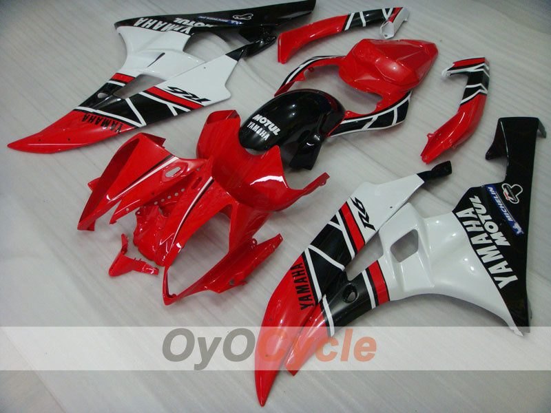 Verkleidungssatz im Spritzgussverfahren für YZF-R6 06-07 - Rot, Schwarz - MOTUL #OYO87905919 Hauptbild