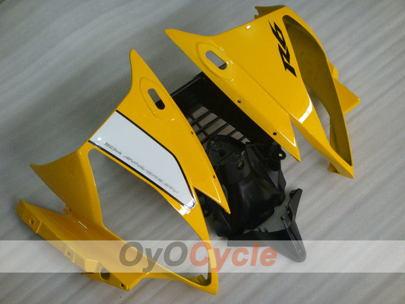 Verkleidungssatz im Spritzgussverfahren für YZF-R6 06-07 - Gelb, Schwarz - MOTUL #OYO87905920