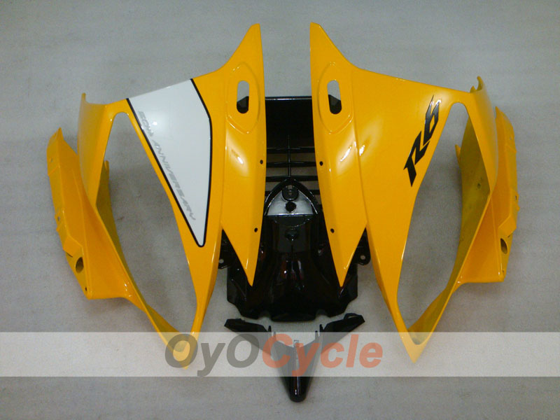 Verkleidungssatz im Spritzgussverfahren für YZF-R6 06-07 - Gelb, Schwarz - MOTUL #OYO87905921