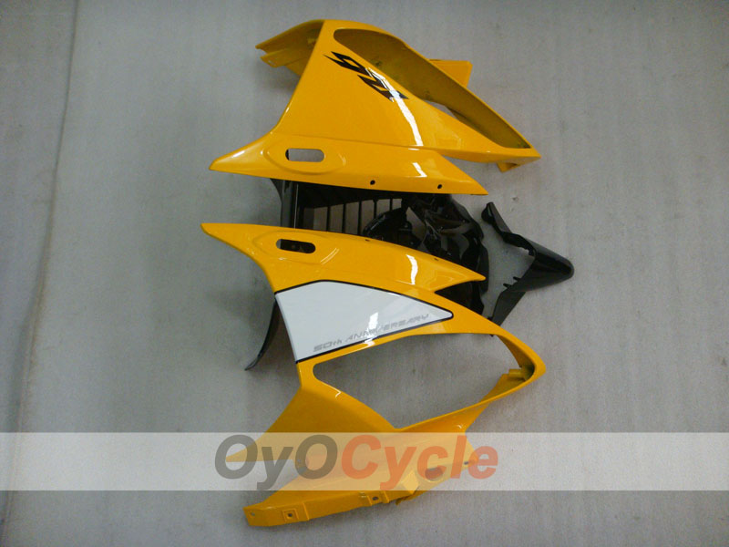 Verkleidungssatz im Spritzgussverfahren für YZF-R6 06-07 - Gelb, Schwarz - MOTUL #OYO87905921