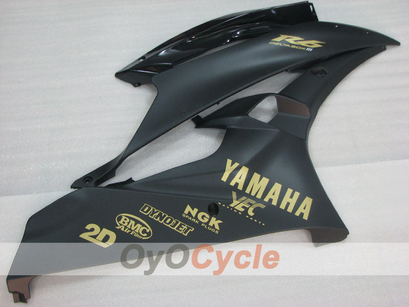 Verkleidungssatz im Spritzgussverfahren für YZF-R6 06-07 - Schwarz, Matt - Werksdesign #OYO87905922