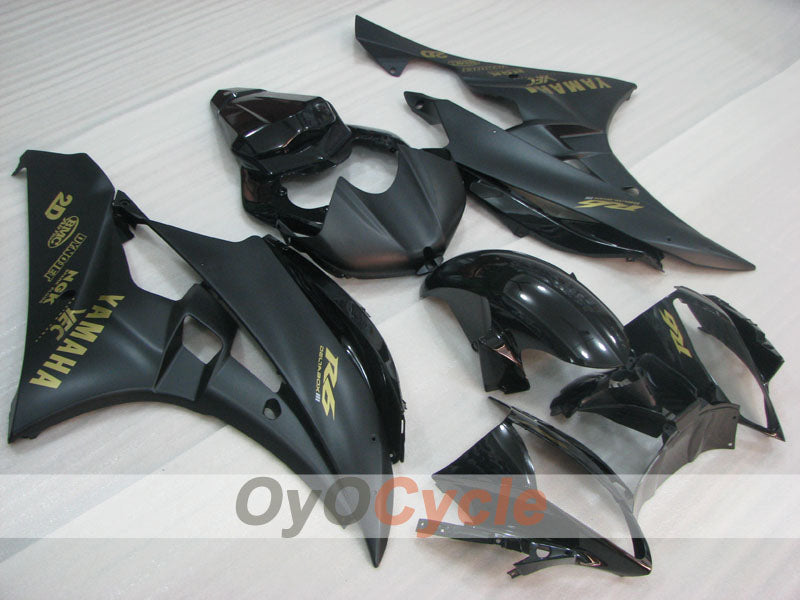 Verkleidungssatz im Spritzgussverfahren für YZF-R6 06-07 - Schwarz, Matt - Werksdesign #OYO87905922