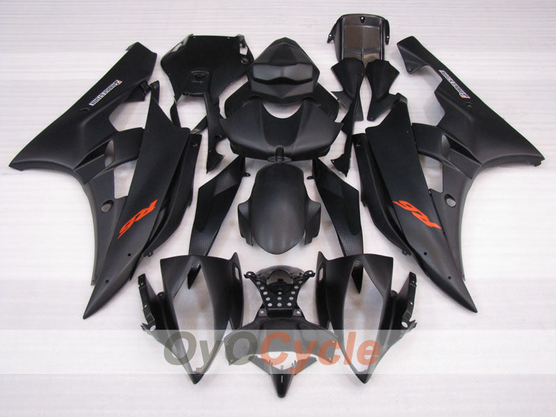 Verkleidungssatz im Spritzgussverfahren für YZF-R6 06-07 - Schwarz, Matt - Werksdesign #OYO87905923 Zweitbild