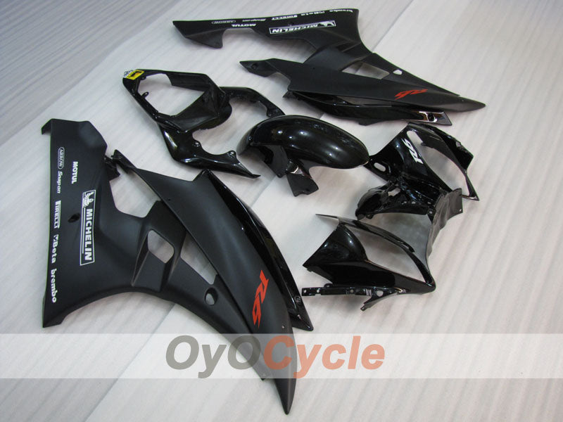 Verkleidungssatz im Spritzgussverfahren für YZF-R6 06-07 - Schwarz, Matt - Werksdesign #OYO87905924 Hauptbild