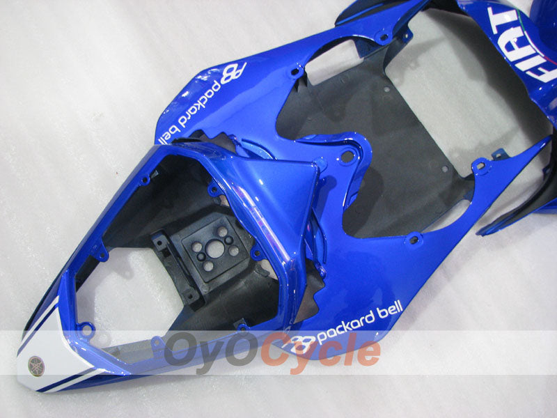 Verkleidungssatz im Spritzgussverfahren für YZF-R6 08-16 - Blau, Weiß - Monster #OYO87905926