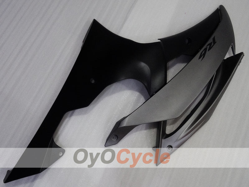 Verkleidungssatz im Spritzgussverfahren für YZF-R6 08-16 - Schwarz, Grau, Matt - Werksdesign #OYO87905927
