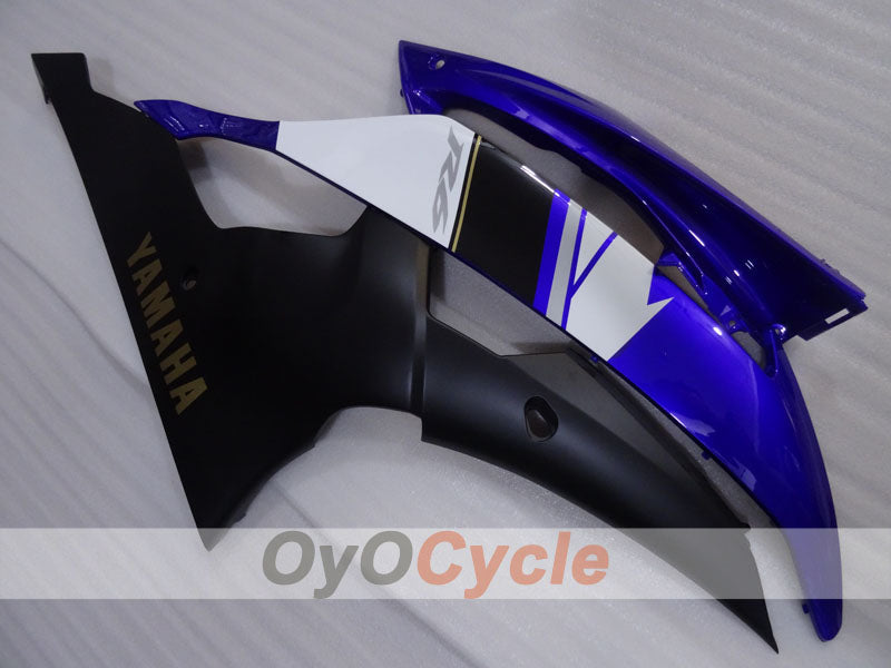Verkleidungssatz im Spritzgussverfahren für YZF-R6 08-16 - Blau, Schwarz, Matt - Werksdesign #OYO87905928