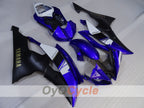 Verkleidungssatz im Spritzgussverfahren für YZF-R6 08-16 - Blau, Schwarz, Matt - Werksdesign #OYO87905928