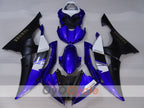 Verkleidungssatz im Spritzgussverfahren für YZF-R6 08-16 - Blau, Schwarz, Matt - Werksdesign #OYO87905928