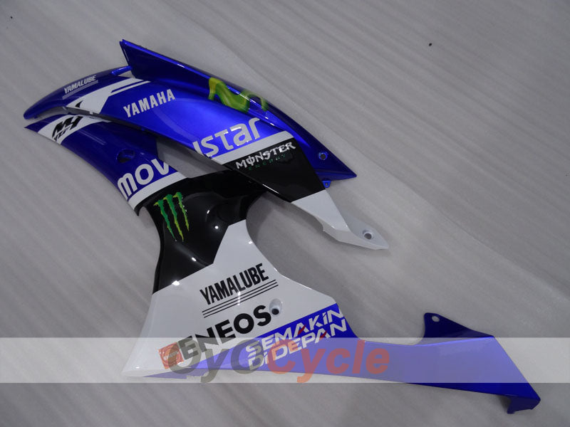 Verkleidungssatz im Spritzgussverfahren für YZF-R6 08-16 - Blau, Weiß, Schwarz - Monster #OYO87905929
