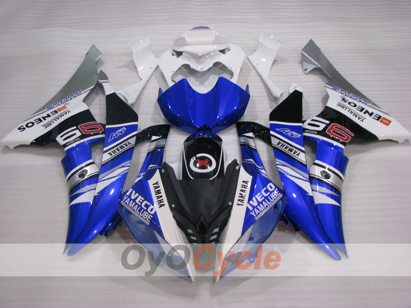 Verkleidungssatz für Einspritzer für 08-16 YZF-R6 - Blau, Weiß, Schwarz - ENEOS #OYO87905930 Zweitbild