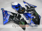 Verkleidungssatz für Einspritzer für 08-16 YZF-R6 - Blau, Schwarz - Monster #OYO87905932