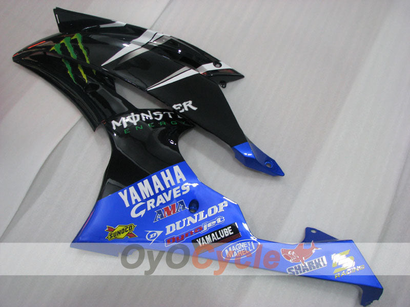 Linke und rechte Seitenverkleidung für Yamaha 08-16 YZF-R6 #OYO87912763 Hauptbild