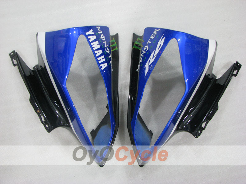 Verkleidungssatz für Einspritzer für 08-16 YZF-R6 - Blau, Schwarz - Monster #OYO87905932