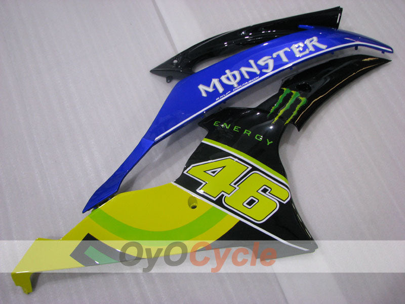 Linke und rechte Seitenverkleidung für Yamaha 08-16 YZF-R6 #OYO87912765 Zweitbild
