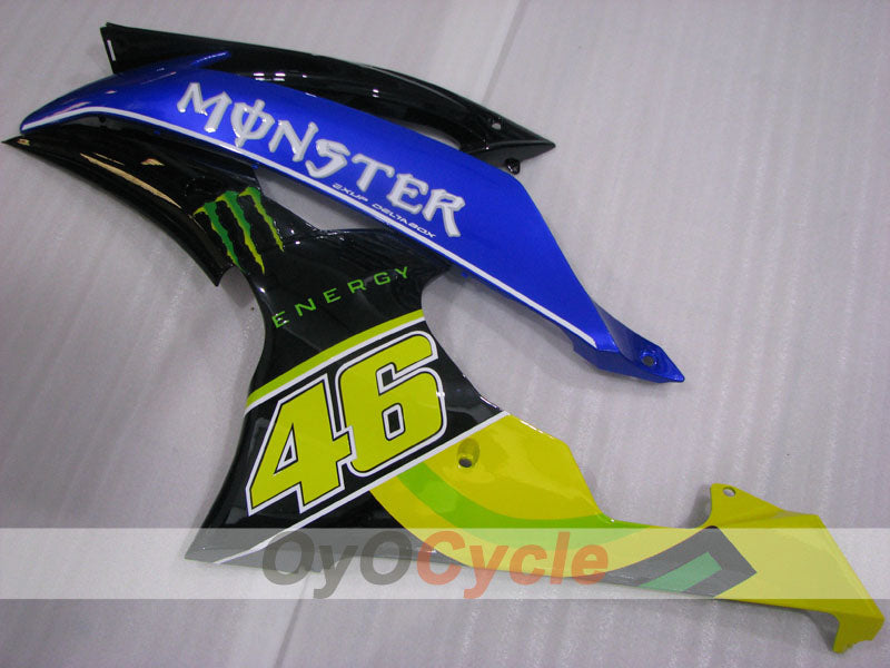 Linke und rechte Seitenverkleidung für Yamaha 08-16 YZF-R6 #OYO87912765 Hauptbild