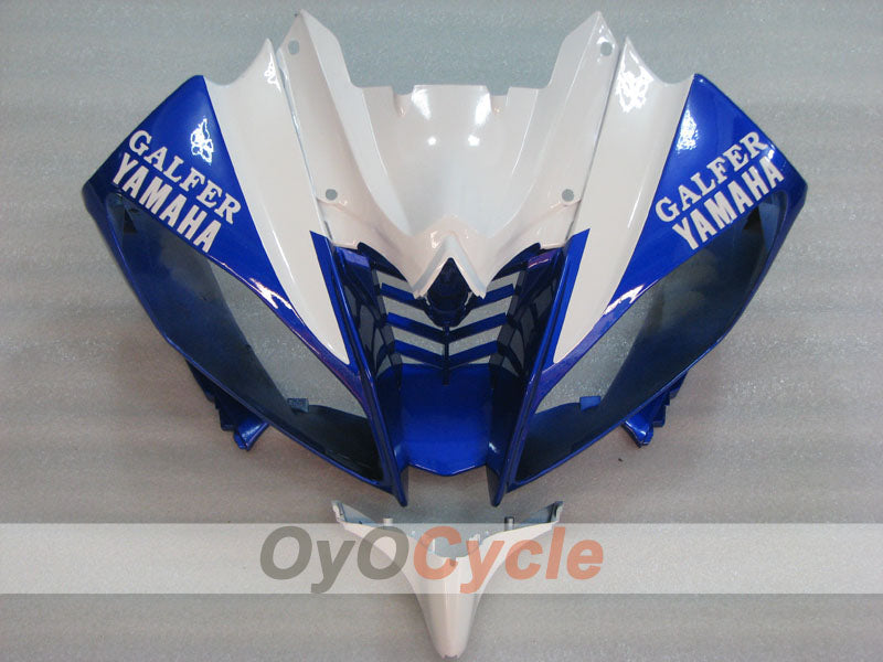 Verkleidungssatz für Einspritzer für 08-16 YZF-R6 - Blau, Weiß, Schwarz - DUNLOP #OYO87905936