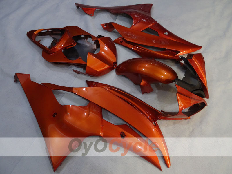 Verkleidungssatz für Einspritzer für 08-16 YZF-R6 - Orange, Schwarz - Werksstil #OYO87905939 Hauptbild