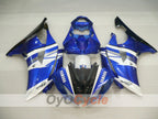 Verkleidungssatz für Einspritzer für 08-16 YZF-R6 - Blau, Weiß, Schwarz - Werksstil #OYO87905941