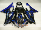 Einspritz-Verkleidungssatz für YZF-R6 08-16 - Blau, Schwarz - Flamme #OYO87905942